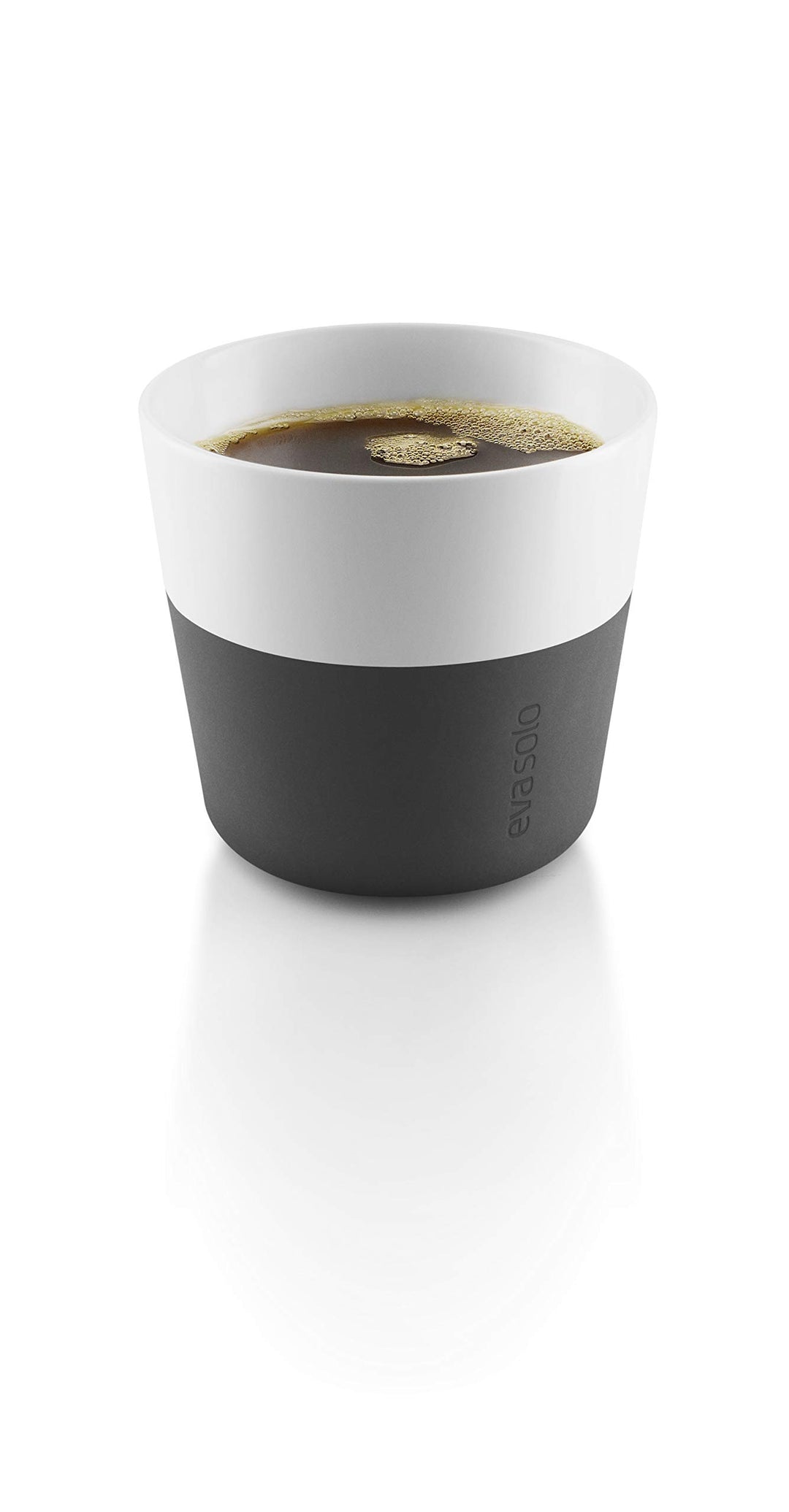 EVA SOLO | 2 Coffee Cups | Lungo-Becher | 230 ml | 3 Typen | Schwarz | Spülmaschinenfest, Schwarz