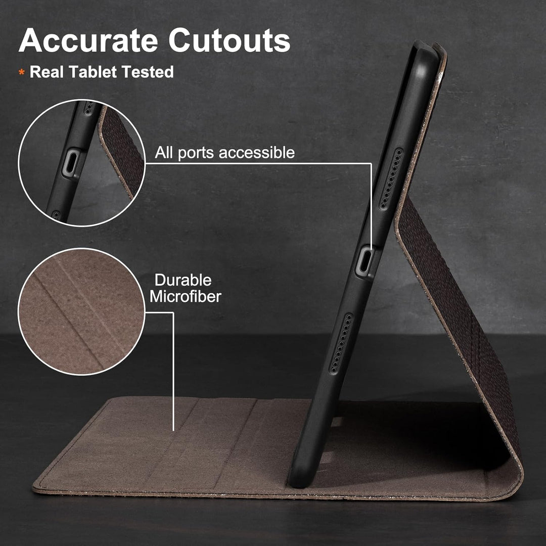 Gexmil Leder Hülle für iPad Pro 11 Zoll 4./3./2./1. Generation 2022/2021/2020/2018 Echt Leder Cover