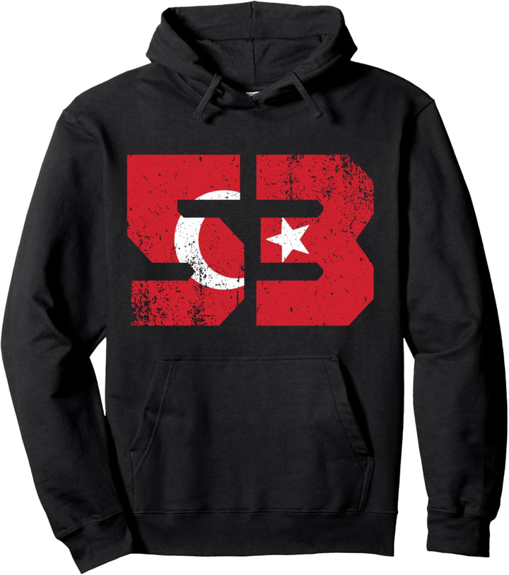 Rize 53 Memleket Türkei Fahne Geschenkidee Pullover Hoodie