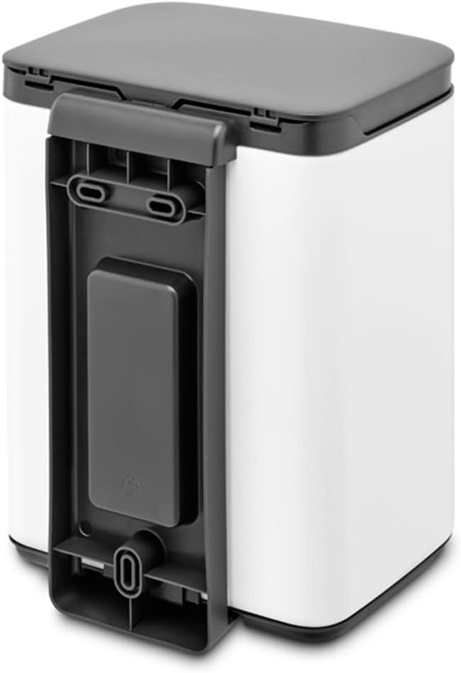 Brabantia - Bo Abfalleimer 4L - Abfalleimer klein &amp; stilvoll - Leicht zu öffnender, sanft schliessen