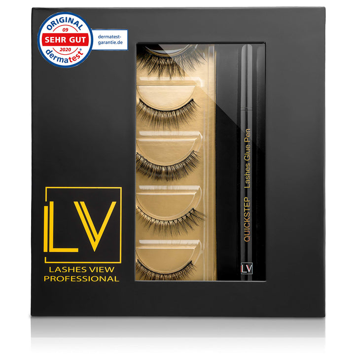 Quickstep Wimpern, Natural-MIX-Set, Keine Magnete! Revolution im Lasheszeitalter. Bestsellerbox - SE