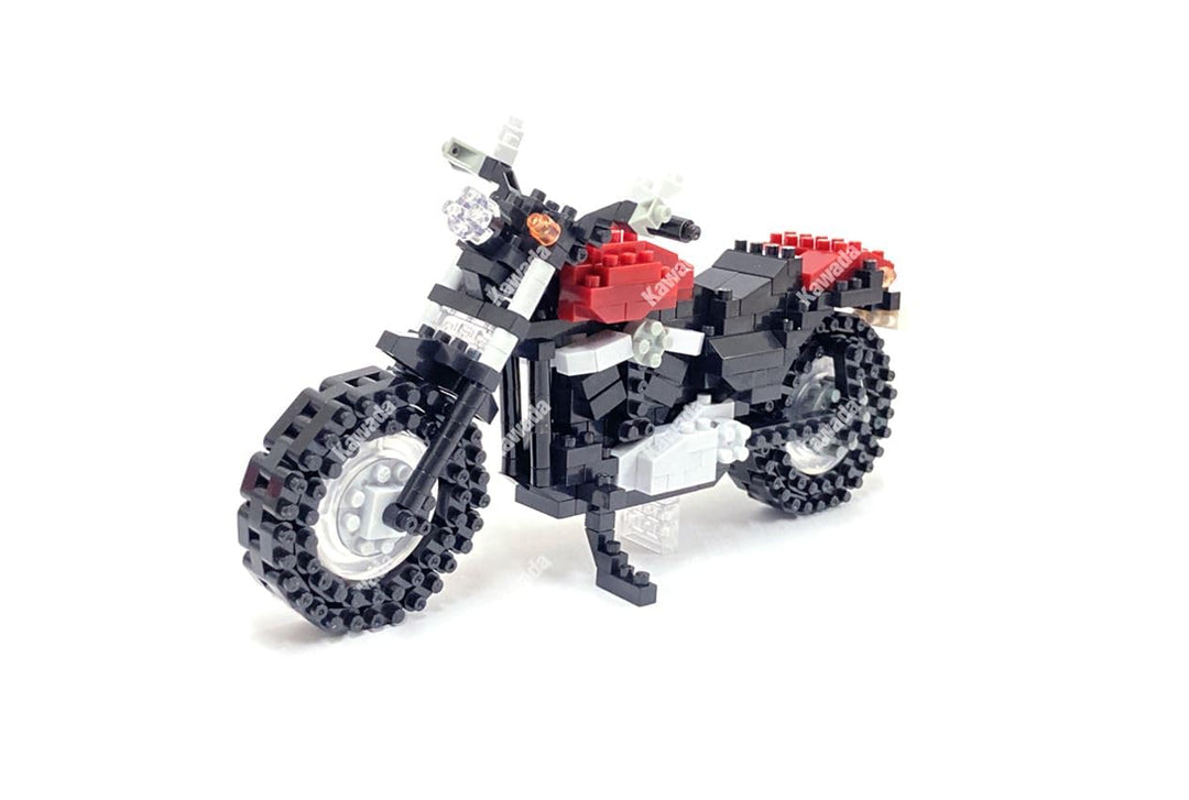 Nanoblock Klemmbaustein Set Sights to See Motorrad 570 Teile, Geschicklichkeitslevel 4, NBH-219, Mit