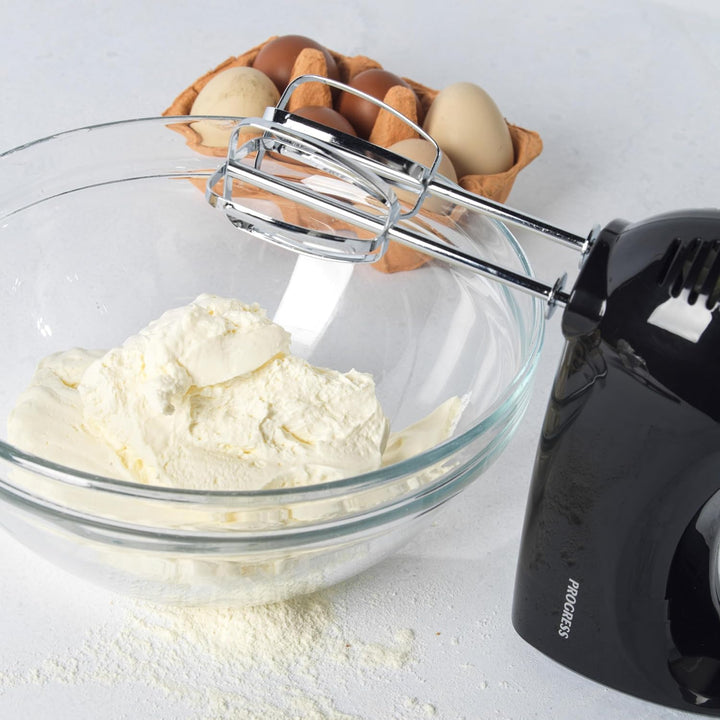Progress EK5901PVDE Handmixer – elektrische Handquirle mit 5 Geschwindigkeitsstufen, Auswurffunktion
