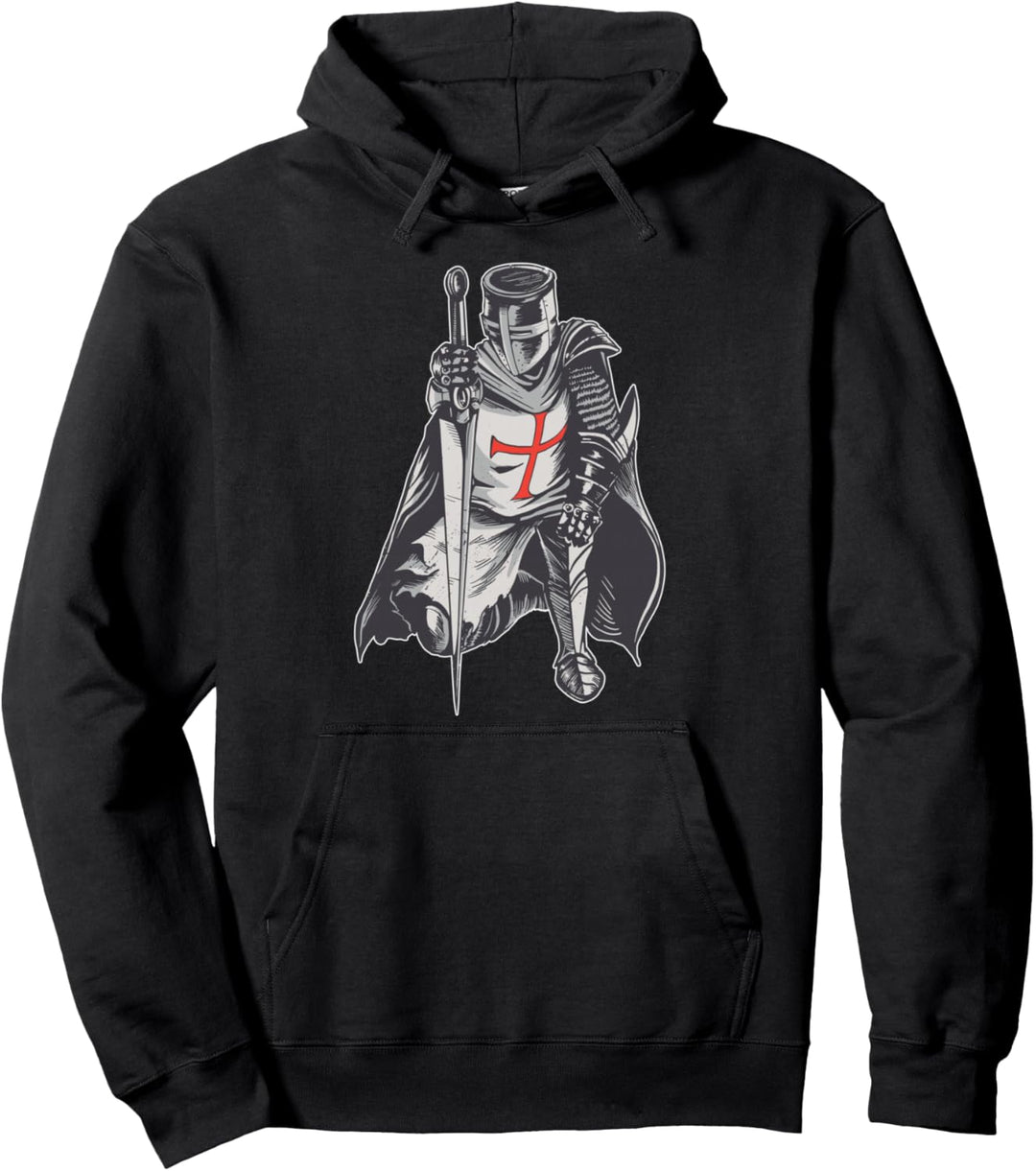 Kreuzritter Tempel-Ritter Pullover Hoodie