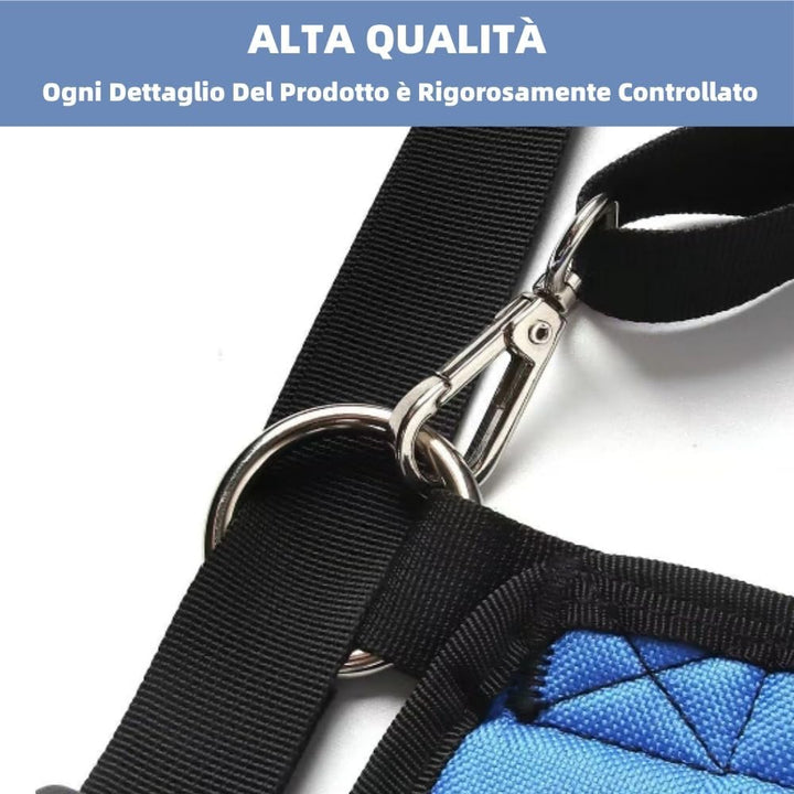 Hundetragegurt,Blau Notfallrucksack Unterstützung für Rehabilitation Hundelift Geschirr, Hundeträger