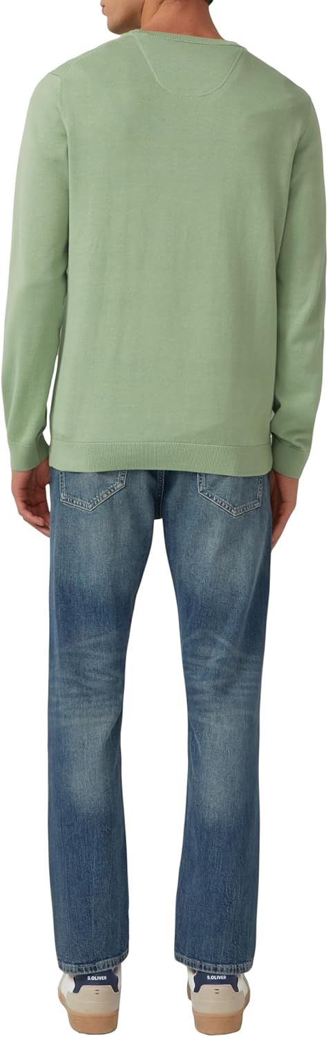 s.Oliver Herren 2143173 Pullover XXL Grün, XXL Gr&amp;
