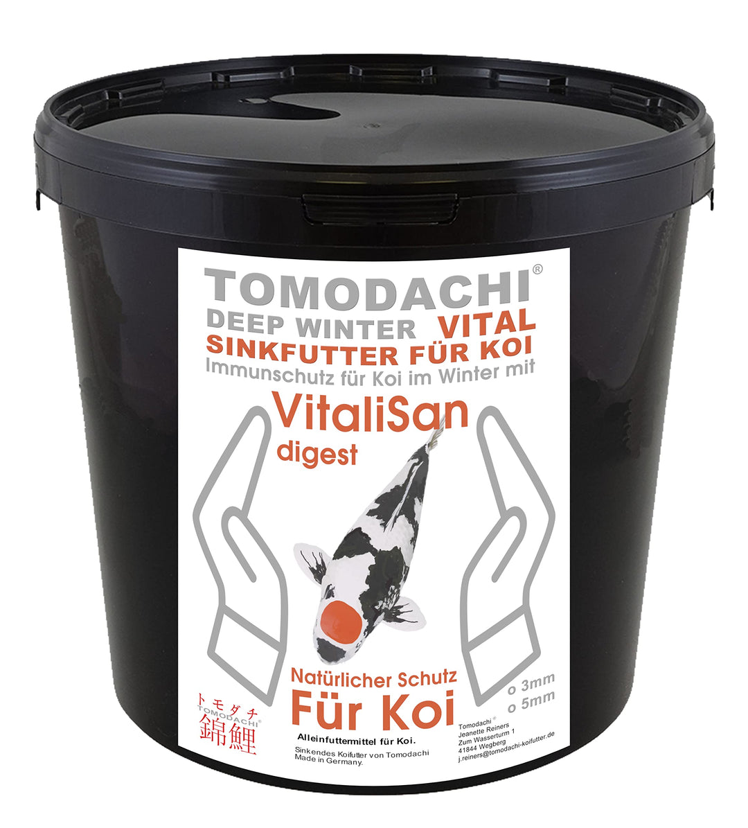 Winterfutter Koi Tosai Koifutter antibakteriell Monoglyceride Sinkfutter Koi Gesundheitsfutter für d