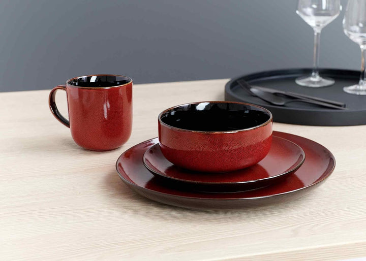 Ritzenhoff &amp; Breker Gambia Suppenteller 6er Set, 23 cm, Tiefe Teller mit Farbverläufen, Skandinavisc