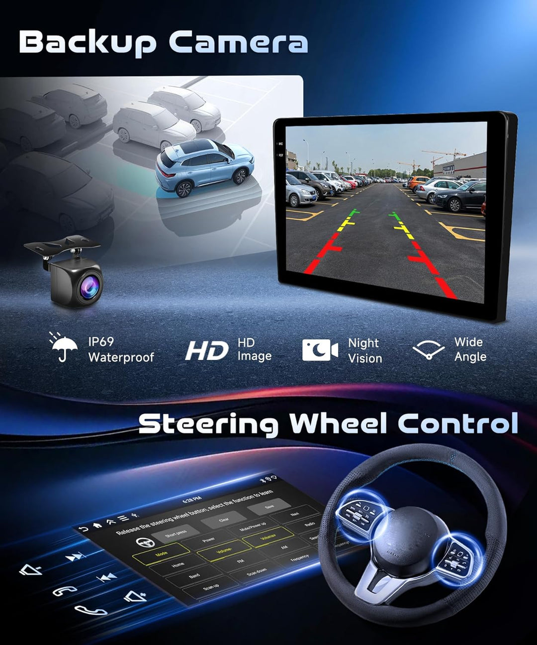 4G 128G VECHTEL 10.1" Bluetooth-Autoradio für VW Golf 7 2012-2020 Carplay Android Auto,Android 15,EQ