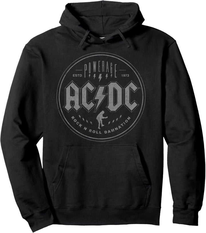 AC/DC Rock Music Band Rock N Roll Damnation Pullover Hoodie
