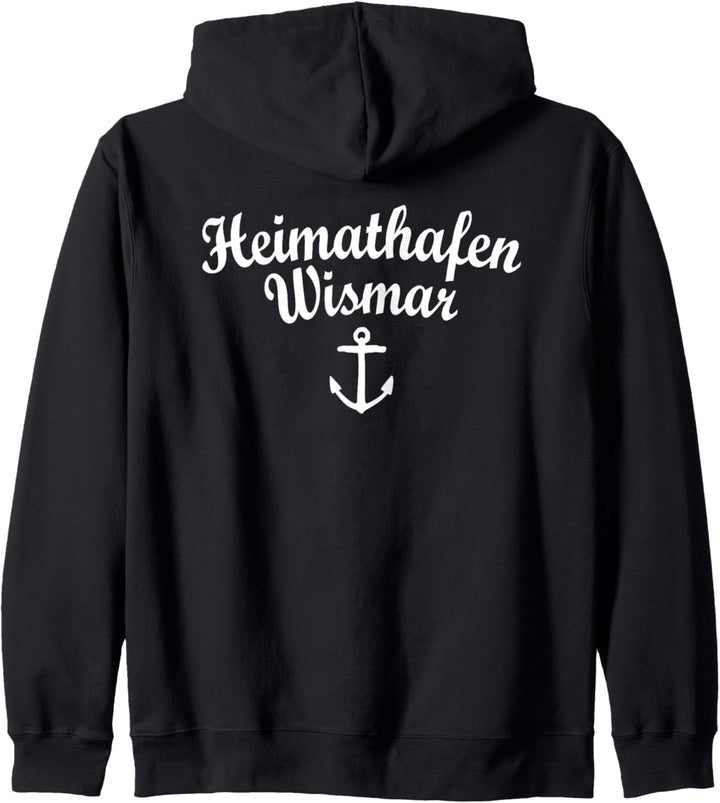 Heimathafen Wismar (Weiss) Wismar Kapuzenjacke