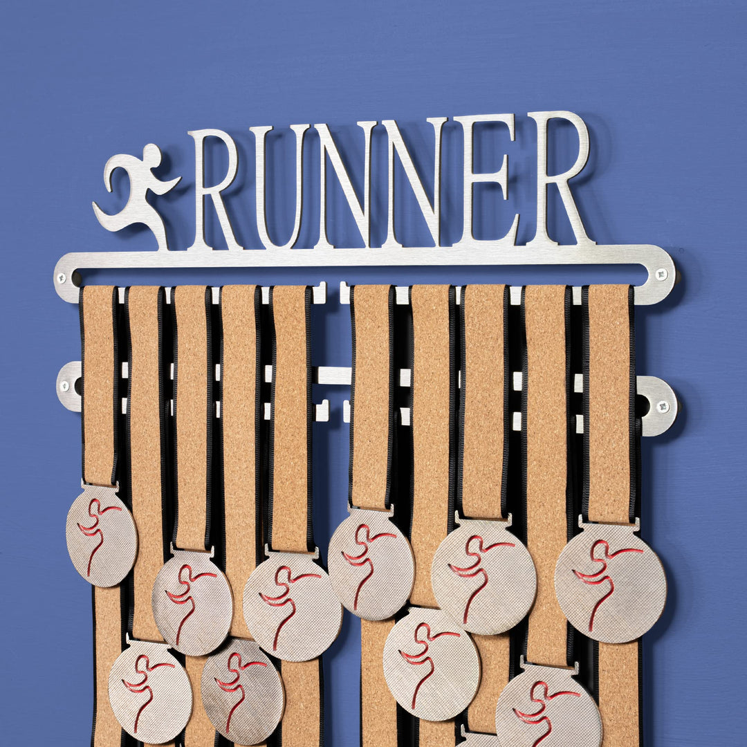 laufender Medaillenaufhänger - Marathon Medaillen Display - Running Medaillenhaken - Running Medal D