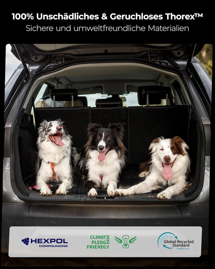 3W Kofferraumwanne für Volkswagen ID.7 2024-2026, Thorex™ Allwetter Hundefreundlich Kofferraum Schut