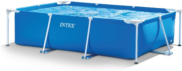 Intex Rectangular Frame Pool -Aufstellpool - 300 x 200 x 75 cm, Blau & Intex Oberflächenskimmer - De