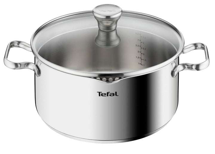 Tefal A70546 Duetto Kochtopf | 24 cm | induktionsgeeignet | einfache Reinigung in der Spülmaschine |