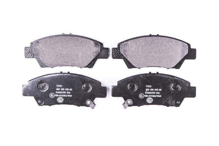 HELLA PAGID 8DB 355 015-001 Bremsbelagsatz - T1922 - Dicke/Stärke: 16.5mm - Bremssystem: Akebono - m