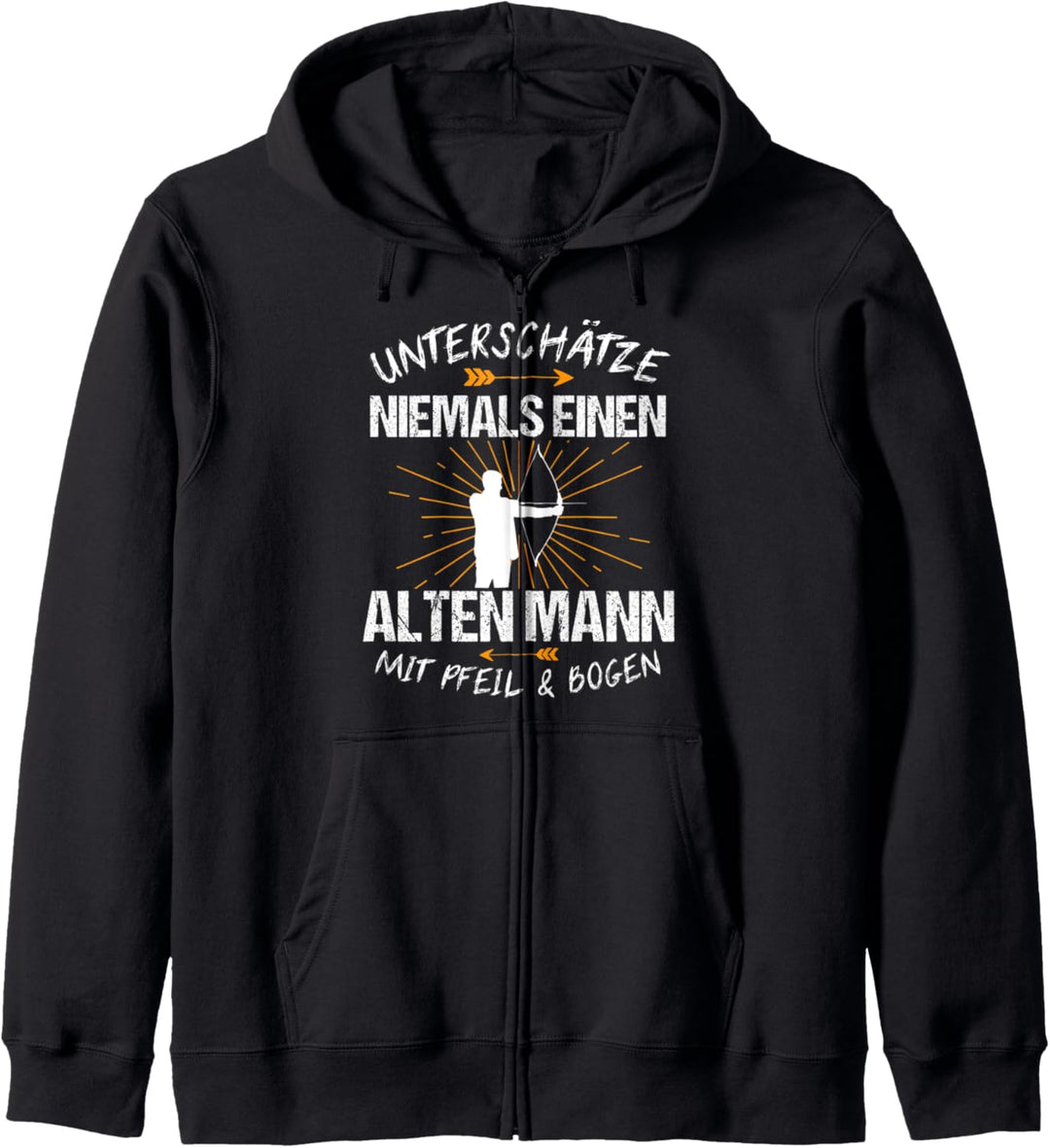 Bogenschiessen Bogensport Bogenschütze Pfeil Geschenk Kapuzenjacke