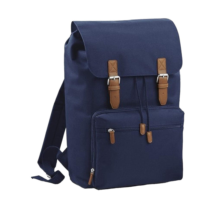 Vintage Laptop Backpack, French Navy