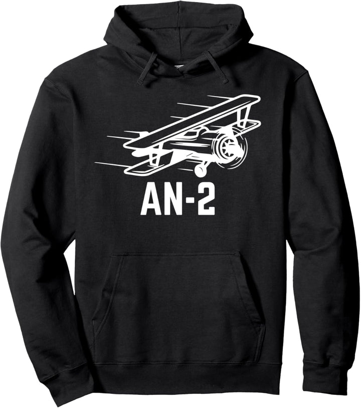 Flugzeug Russisch Antonov an-2 Flieger Doppeldecker Pullover Hoodie