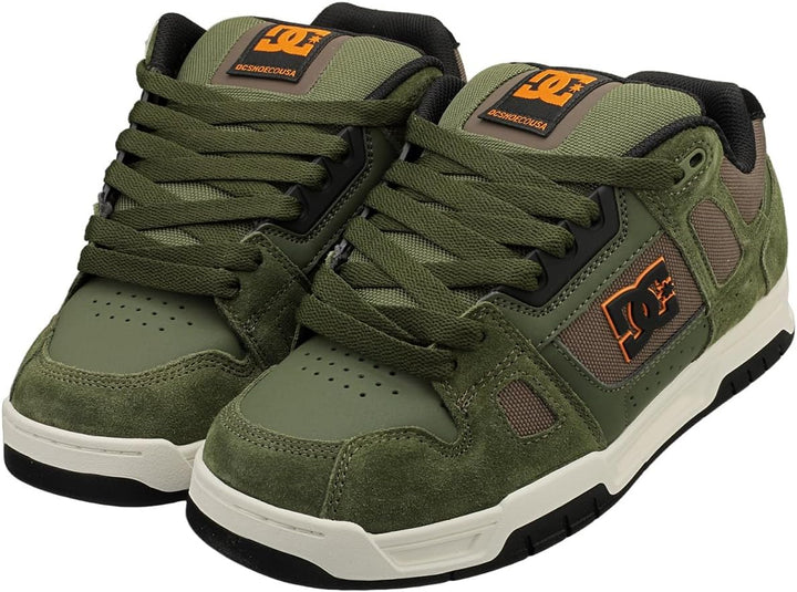 DC Shoes Court Graffik Se, Damen Sneaker 40.5 EU 310 Oliven Offwhite, 40.5 EU 310 Oliven Offwhite