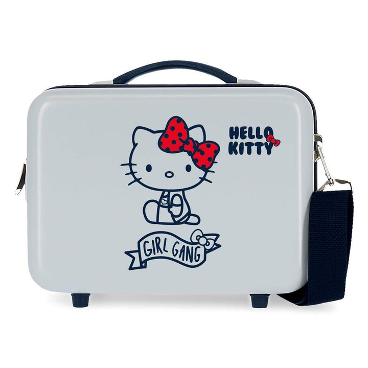 Hello Kitty Girl Gang Kulturbeutel, anpassbar, 29 x 21 x 15 cm Utensilientasche Blau 2, Utensilienta