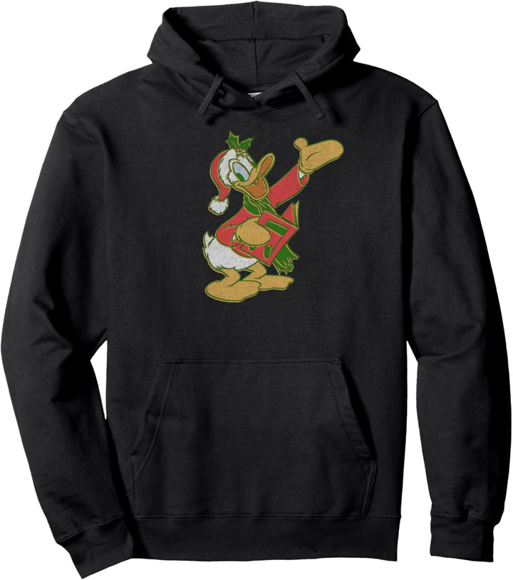 Disney Mickey And Friends Weihnachten Donald Duck Caroling Pullover Hoodie