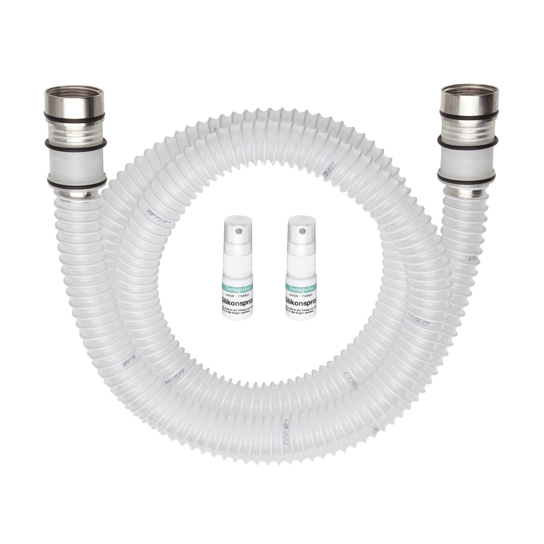 hansgrohe Secuflex Schutzschlauch für 3-Loch und 4-Loch-Armaturen, Mehrfarbig