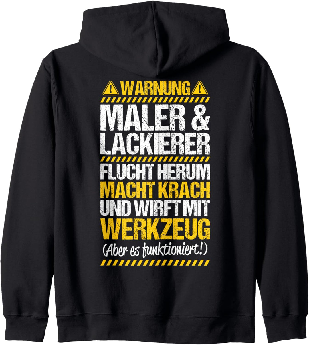 Wirft Mit Werkzeug Maler und Lackierer Kapuzenjacke