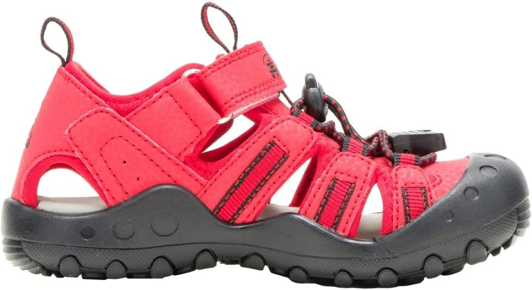 Kamik Unisex Kinder Crab Flache Sandale 16 EU Rot, 16 EU Rot
