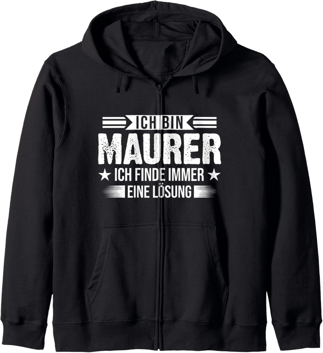 Maurer Maurermeister Wandbauer Kapuzenjacke