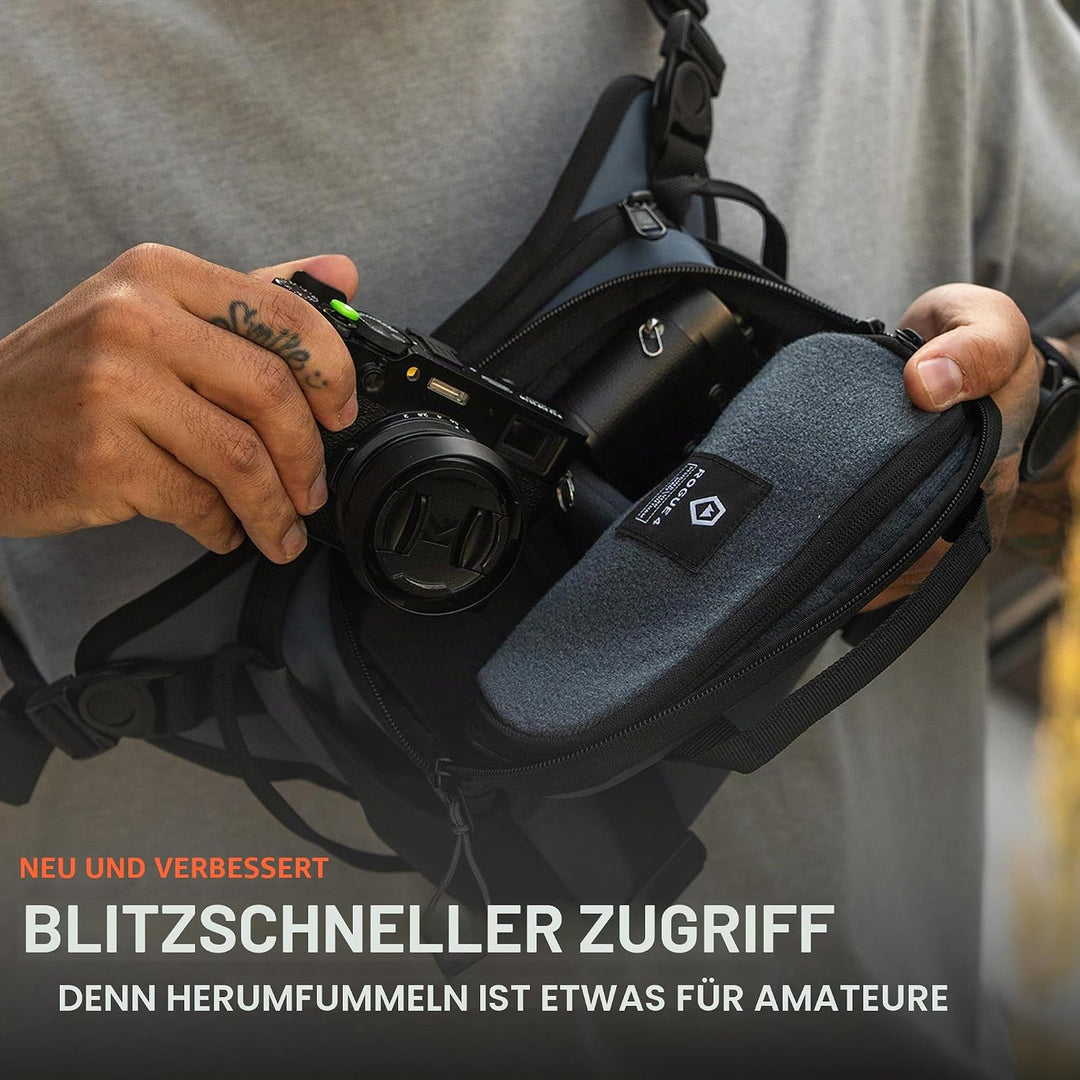 WANDRD All New ROGUE Sling V2: Wetterfeste Alltags-Tragetasche mit blitzschnellem Zugriff, anpassbar
