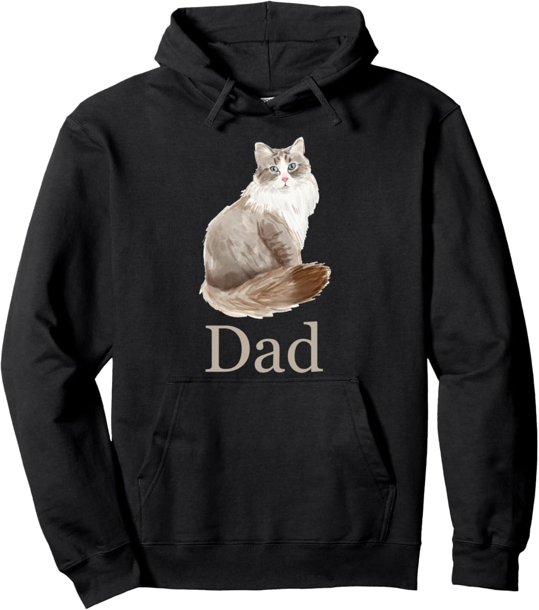 Sibirisches Katzen-Papa-Shirt, Cat Daddy Tee von Cat Dad Present Pullover Hoodie