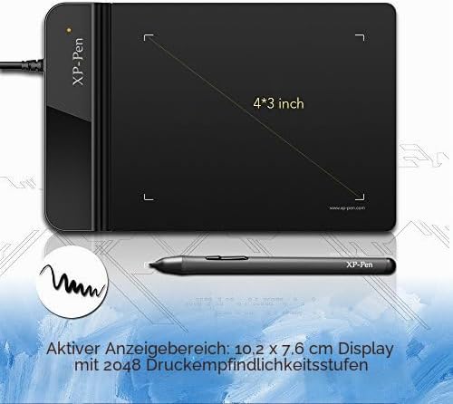 XP-Pen G430S 4x 3 Zoll Grafiktablett OSU! Spielen Pen Tablet Stift Tablett 8192 Druckempfindlichkeit