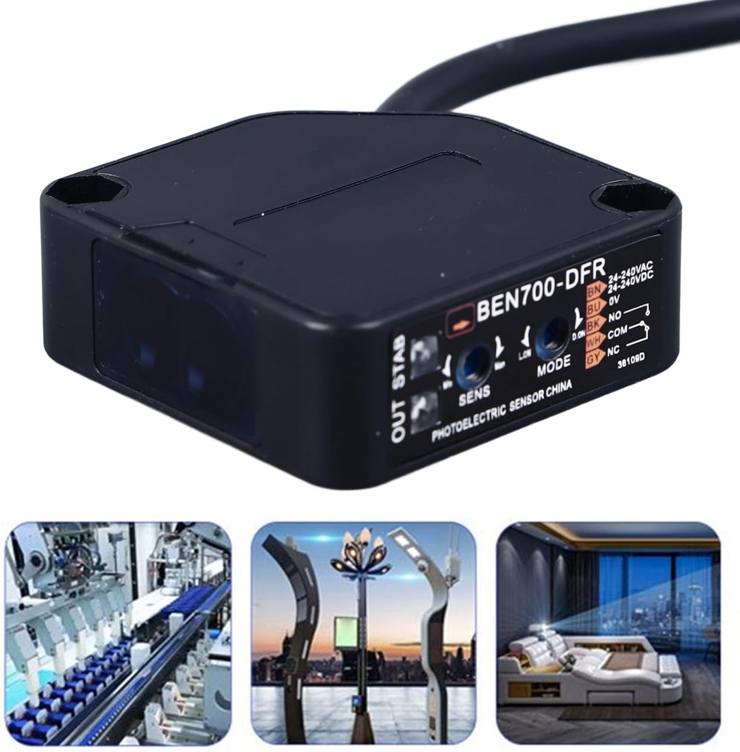 Fotoelektrischer Strahlsensor, Hochpräziser Infrarot-Näherungsschalter, Garagen-Parksensor, Alarmsen