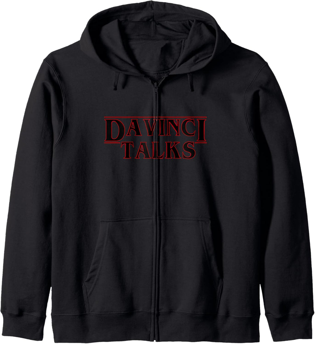Davinci Talks Merch Design Kapuzenjacke