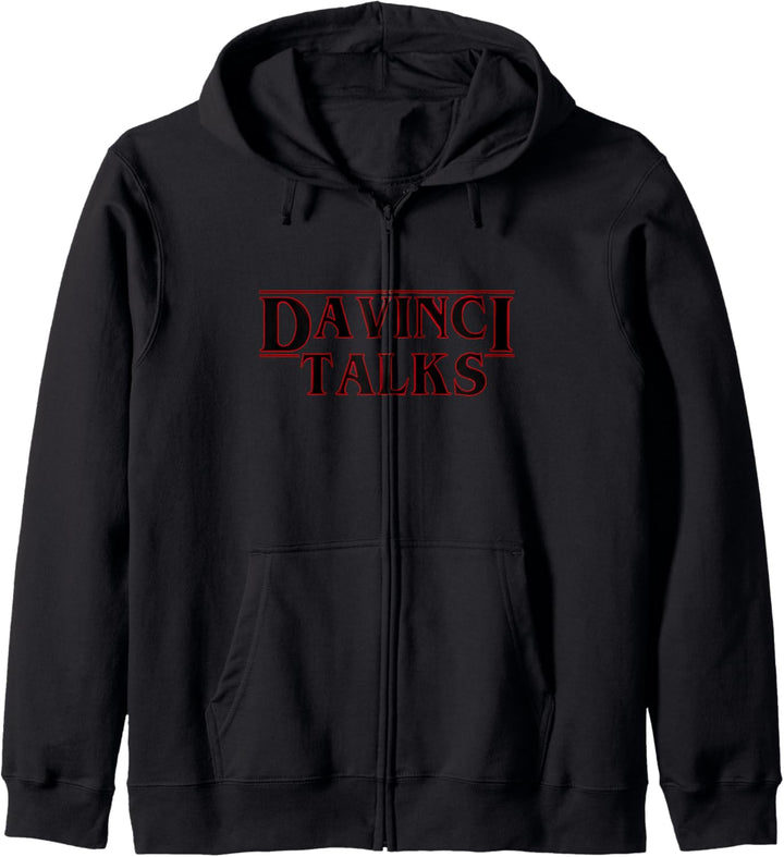 Davinci Talks Merch Design Kapuzenjacke