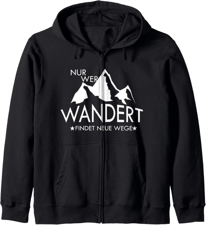 Berge - Wandern - Natur - Berg -Outdoor - Geschenk T-Shirt Kapuzenjacke