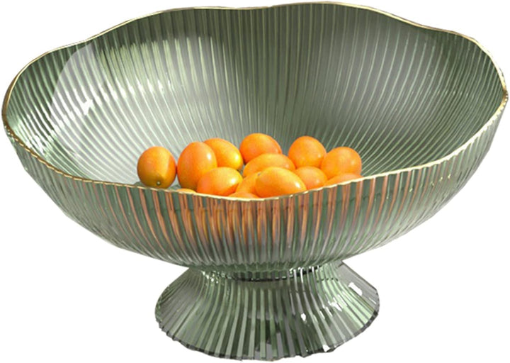 Obstschale, Obstteller, Dekorative Schalen mit Abflusslöchern, Abnehmbarer Sockel, Obstschale für Ti