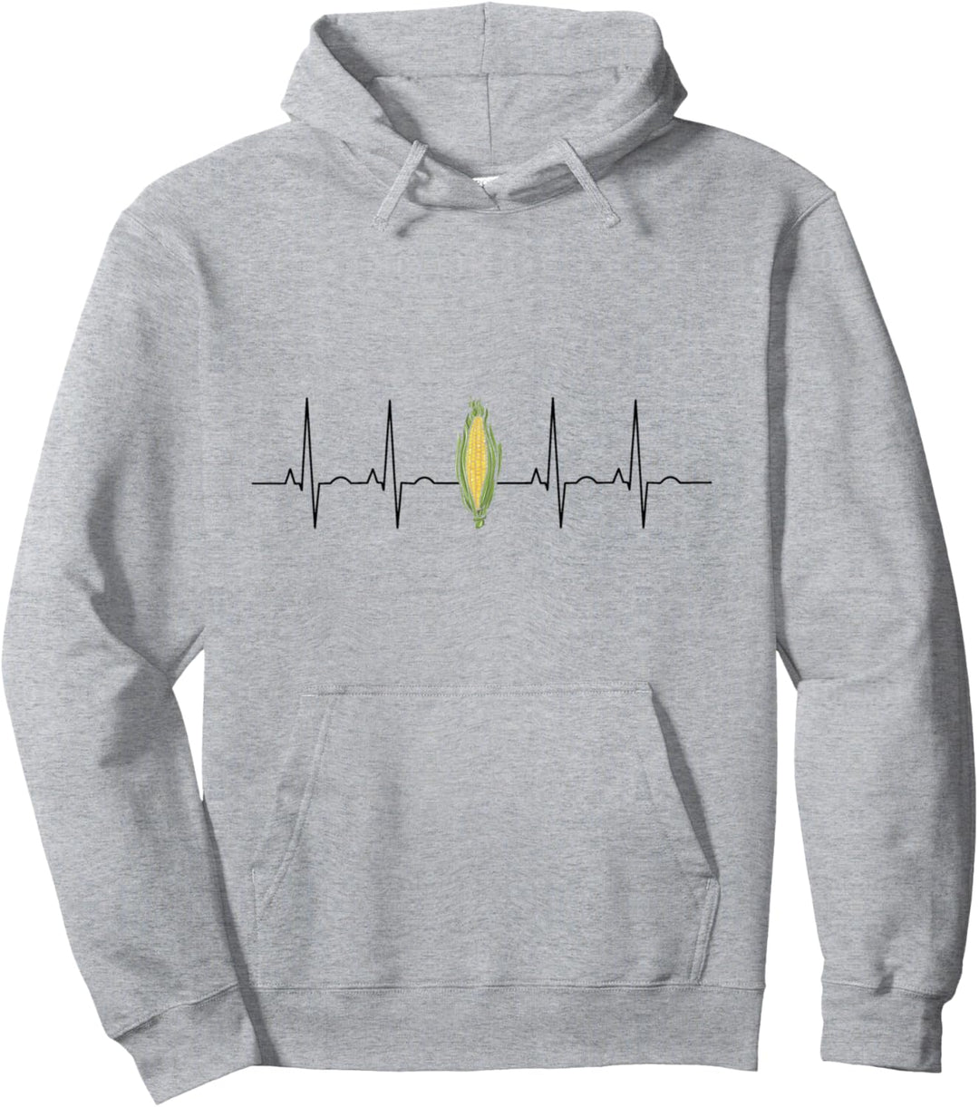Landwirt Mais häckseln Silo fahren Kolben Herzschlag Bauer Pullover Hoodie