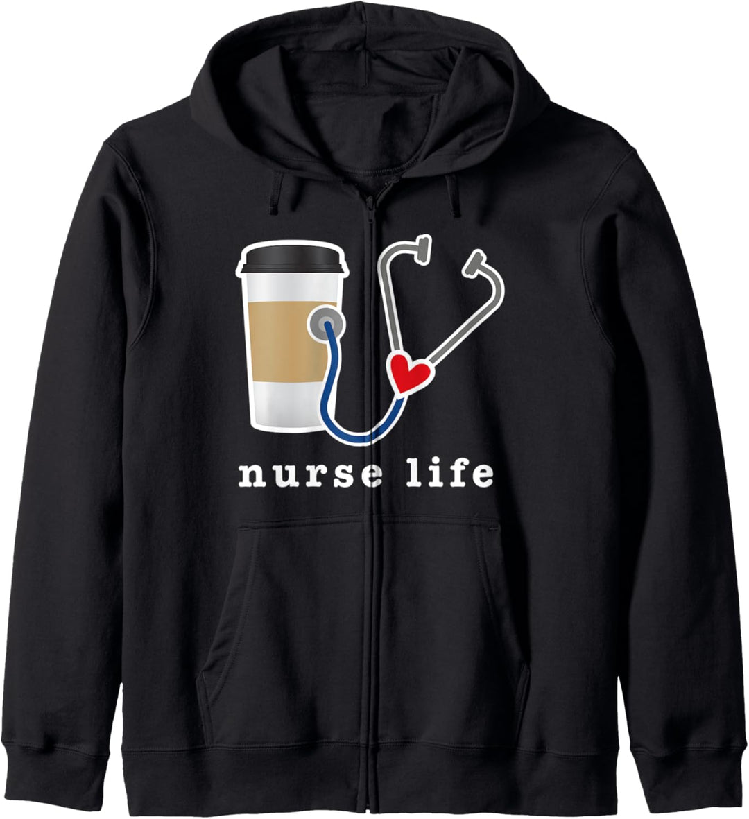 Abschluss der Nurse Life Graphic Nursing School Kapuzenjacke