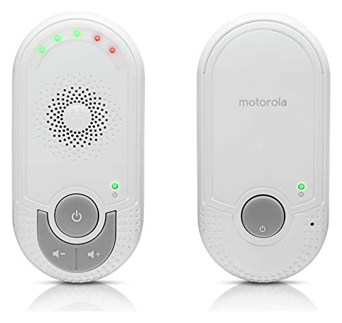 Motorola MBP7 Babyphone - Weiss - DECT - 120 Kanäle - 50m Reichweite - Wandmontagefähig - LED-Soundp