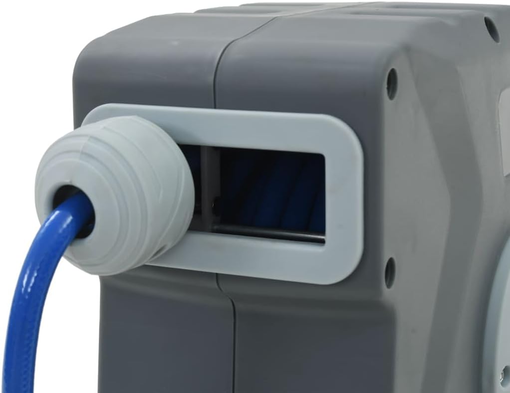 vidaXL Druckluftschlauch Aufroller Automatik Pneumatikschlauch Trommel Schlauchtrommel Schlauchaufro