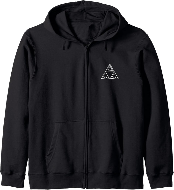 Mathematik Sierpinski Dreieck Fraktale Geometrie Unendlich Kapuzenjacke