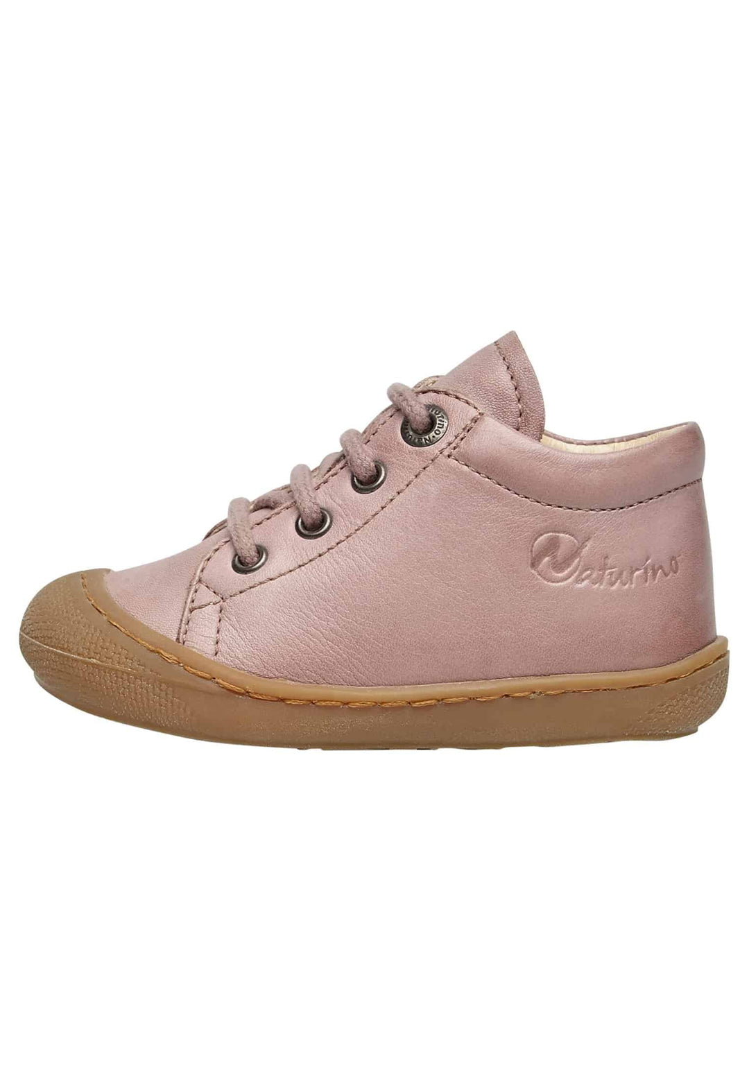 Naturino Cocoon-Lauflernschuhe aus Nappaleder, Rosa 18