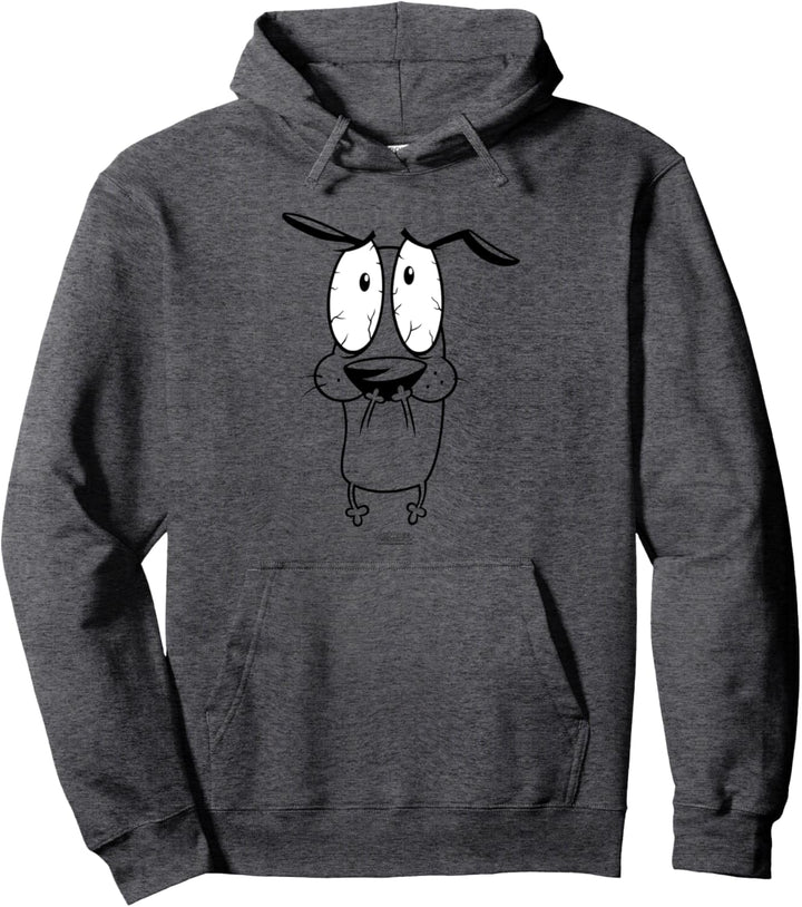 Courage the Cowardly Dog Scared Pullover Hoodie
