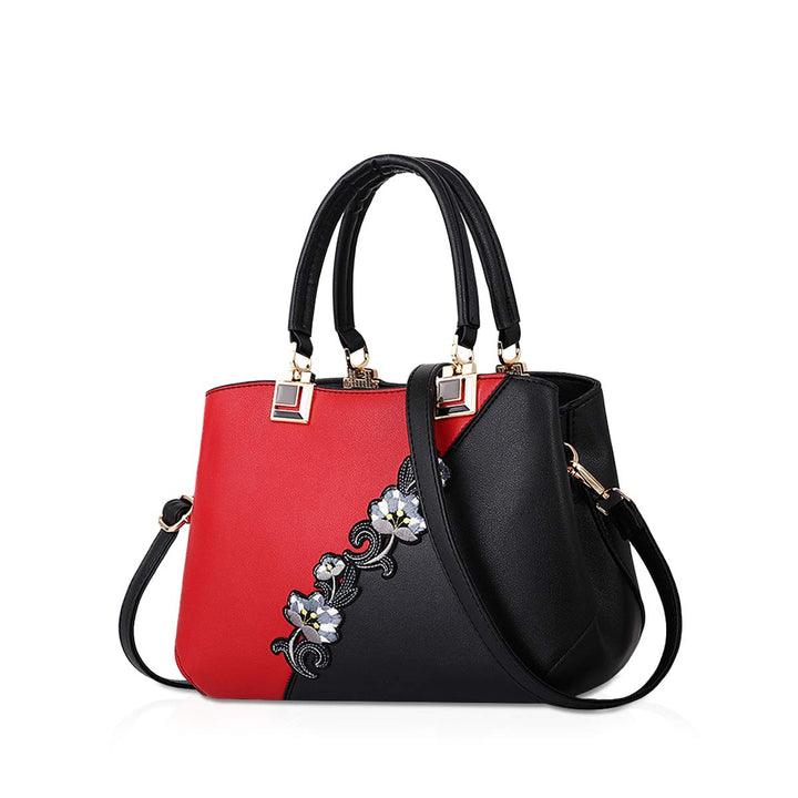 NICOLE & DORIS Handtaschen Damen modische Damenhandtaschen taschen Damen Umhängetaschen mit Blumenmu