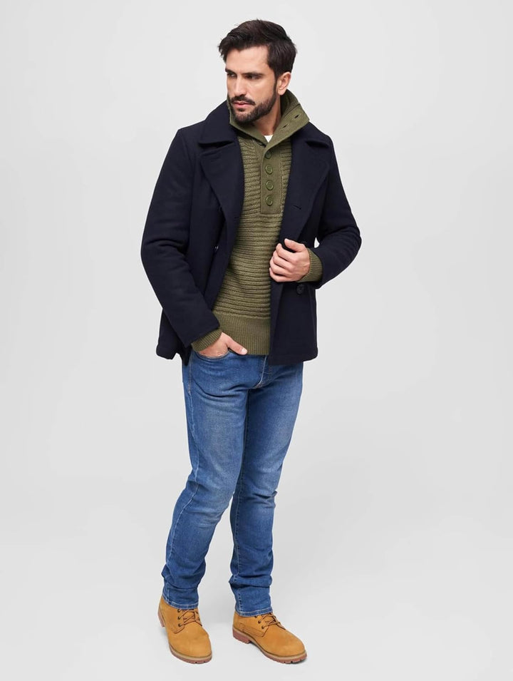 Brandit PEA Coat M Navy, M Navy