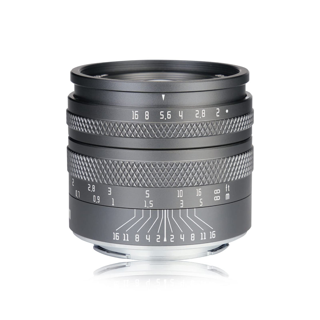 AstrHori 50mm F2.0 Objektiv mit grosser Blende Manuelles Vollformat-Objektiv Kompatibel mit Sony E-M