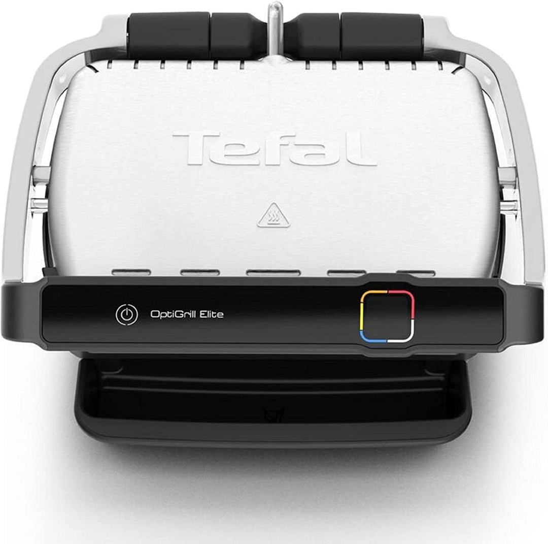 Tefal Optigrill GC750D Elite Elektrogrill | für den Innen- und Aussenbereich | automatischer Grillse