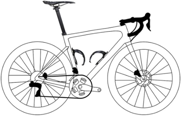 QIKU Carbon Fahrrad Sattelstützen MTB Sattelstütze/Rennrad Sattelstütze 27.2/31.6 * 350/400MM 27.2×4